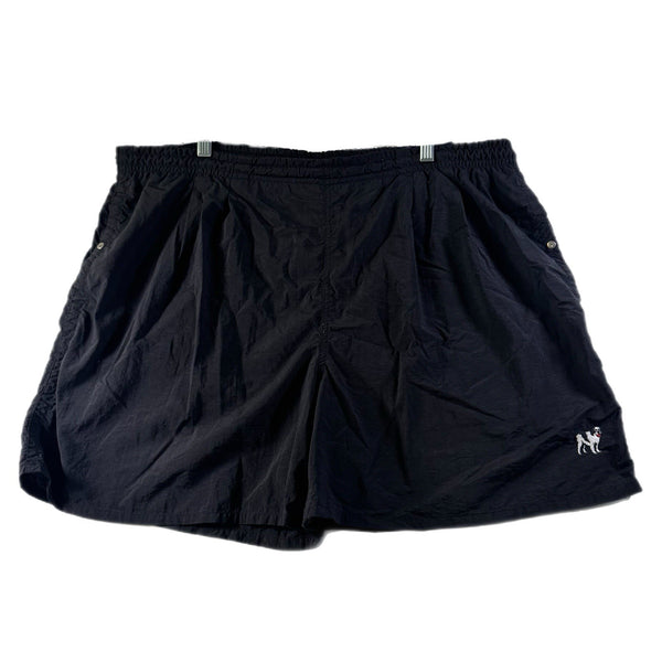 Vintage 90s Big Dogs Men's Athletic Logo Gym Running Training Shorts Black (XL)