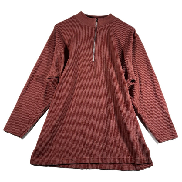 Vintage Carolina Colours Women's Quarter-Zip Pullover Long-Sleeve Shirt (M/L)
