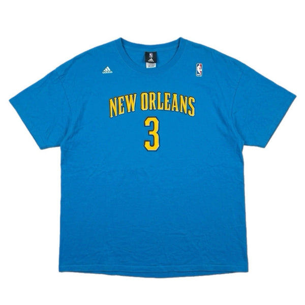 Vintage Adidas Mens Chris Paul Nola New Orleans Hornets NBA Jersey T Shirt (2XL)