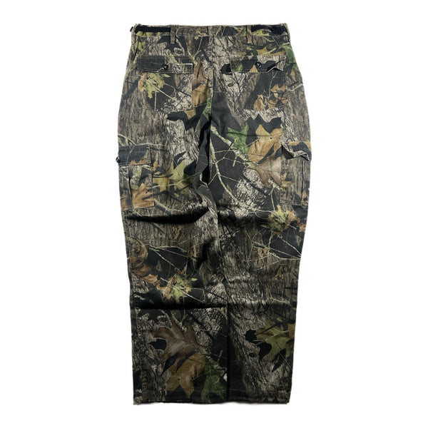 Vintage Field Staff Mossy Oak Men's Camouflage Camo Cargo Hunting Pants (Large)