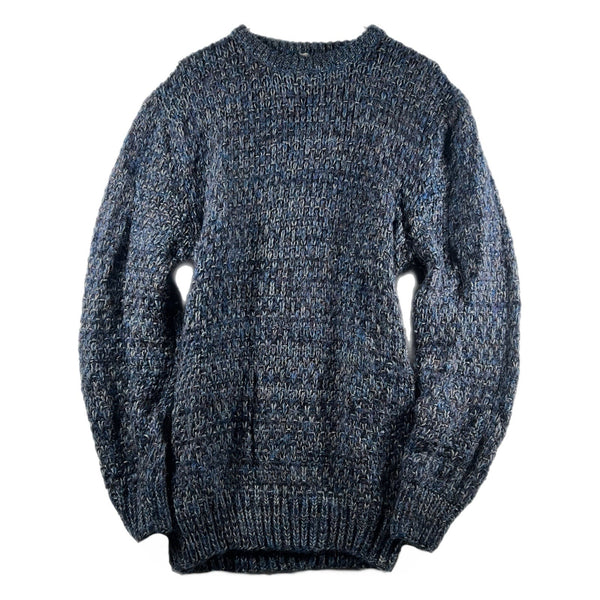 Vintage South Channel Men's Knit Pullover Golf Comfort Sweater Blue (Medium)
