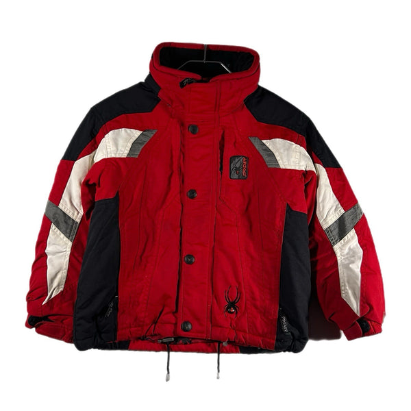Spyder Kid's Ski Snowboard Winter Insulated Full-Zip Coat Jacket Red (Size 4-5)