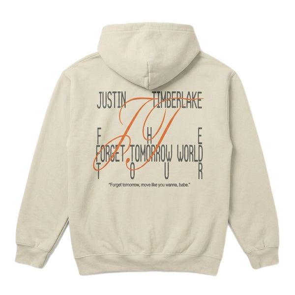 Justin Timberlake The Forget Tomorrow World Tour Graphic Hoodie Pullover (2XL)