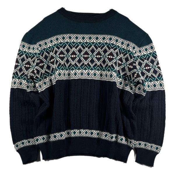 Vintage Hardwood & Pine Men's 100%-Acrylic Pullover Grandpa Fall Sweater (XL)