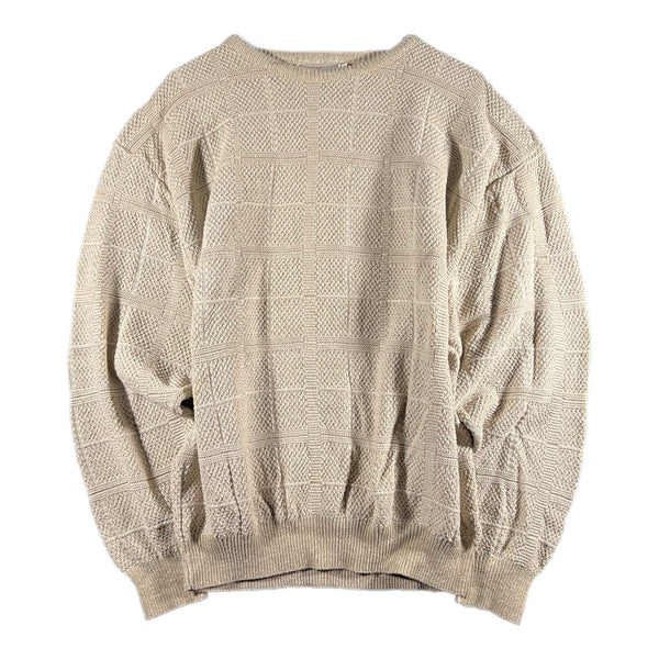 Vintage Sedgefield Men's USA-Made Square Knit Sweater (XL)