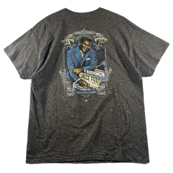 Men's New Orleans Louisiana 2018 Jazz Fest Fats Domino Graphic T Shirt (XL)