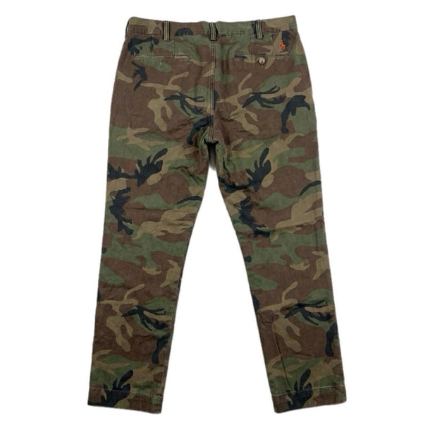 Polo Ralph Lauren Men's Camo Camouflage Army Slim Chino Pants Rare (Size 36x30)