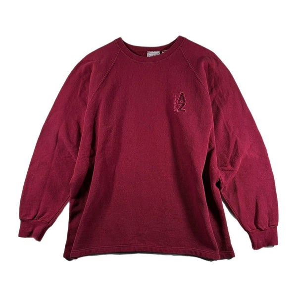 Vintage Arizona Jeans Adult USA-Made Crewneck Pullover Sweatshirt Red (Large)