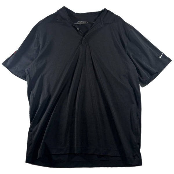 Nike Men's Fireball Drinking Dri-Fit Athletic Golf Polo Collared Shirt (Large)