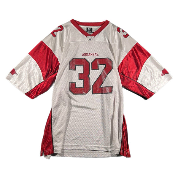 Vintage Rare Z-Starter Men's Arkansas Razorbacks NCAA Football Away Jersey (XL)