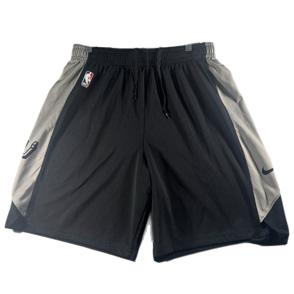 Nike Men's San Antonio Spurs Authentic NBA Basketball Practice Shorts Black (XL)
