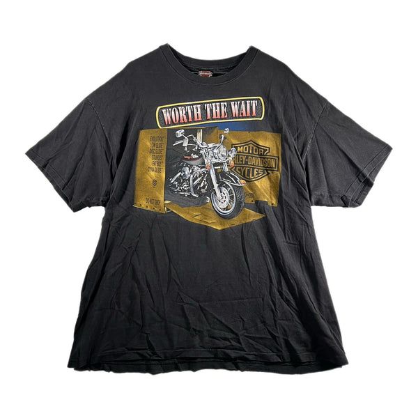 Vintage Harley-Davidson Motorcycles USA-Made Graphic Single-Stitch T Shirt (2XL)