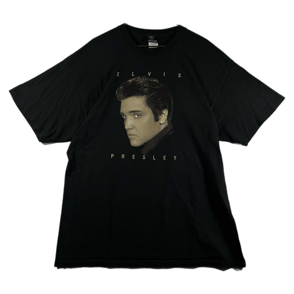 Vintage Men's 2005 Graceland Elvis Presley Portrait Graphic T Shirt Rare (XL)
