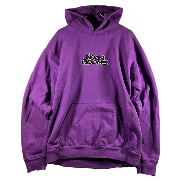 Noon Goons Men's Surf Heavyweight Pullover Hoodie Sweatshirt Purple (Large)