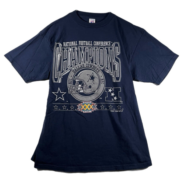 Vintage Logo 7 Men's Dallas Cowboys 1996 Super Bowl XXX NFL Graphic T Shirt (XL)