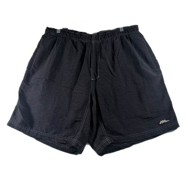 Vintage Y2K No Fear Men's Skate Surf Athletic Black Board Shorts (Large/XL)
