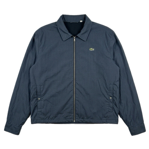 Lacoste Men's Full-Zip Alligator Logo Athletic Golf Rain Jacket Navy (XXL)