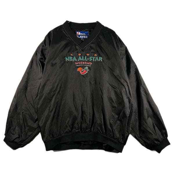 Vintage Pro Player Men's 1996 NBA San Antonio All-Star Nylon Pullover (Large)