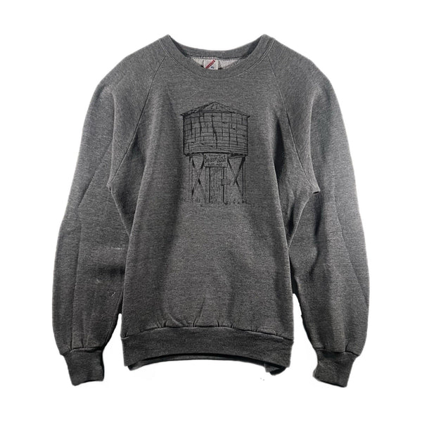 Vintage Women's Kansas Water Tower Graphic Pullover Crewneck Sweatshirt (XL)