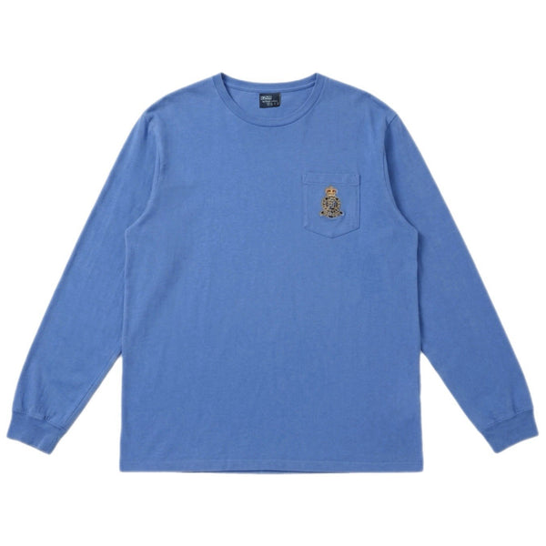 Vintage 90s Polo Ralph Lauren Mens Long-Sleeve Pocket Embroider T Shirt (Medium)