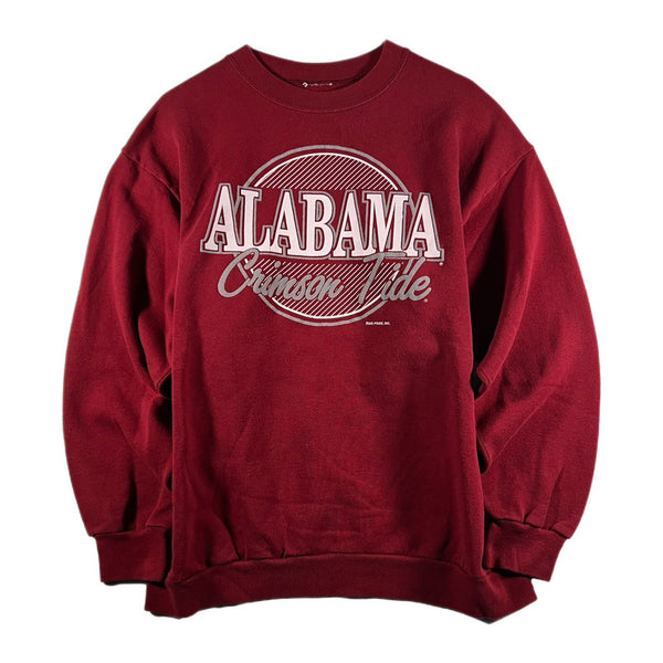 Vintage 90s Alabama Crimson Tide NCAA College Puff Graphic Crewneck RARE (Large)