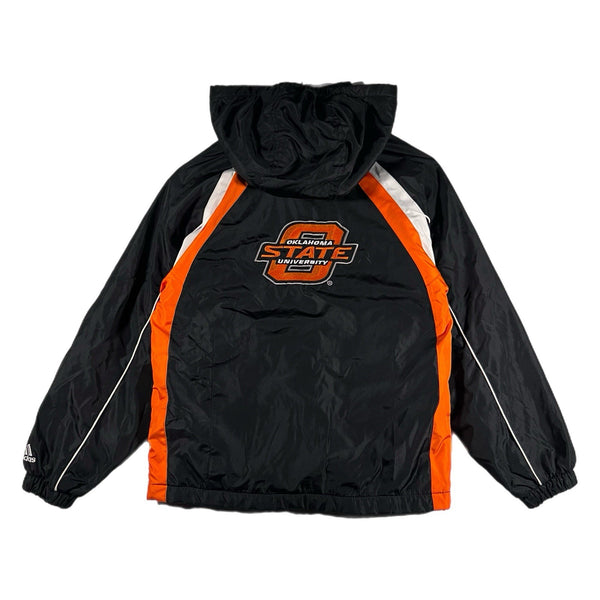 Vintage Adidas Youth Oklahoma State Cowboys NCAA Full-Zip Jacket Black (Medium)