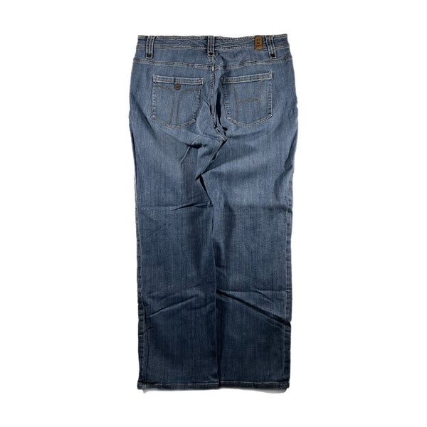 Tommy Hilfiger Women's Classic Straight Jeans Blue Medium Wash Denim (Size 16)